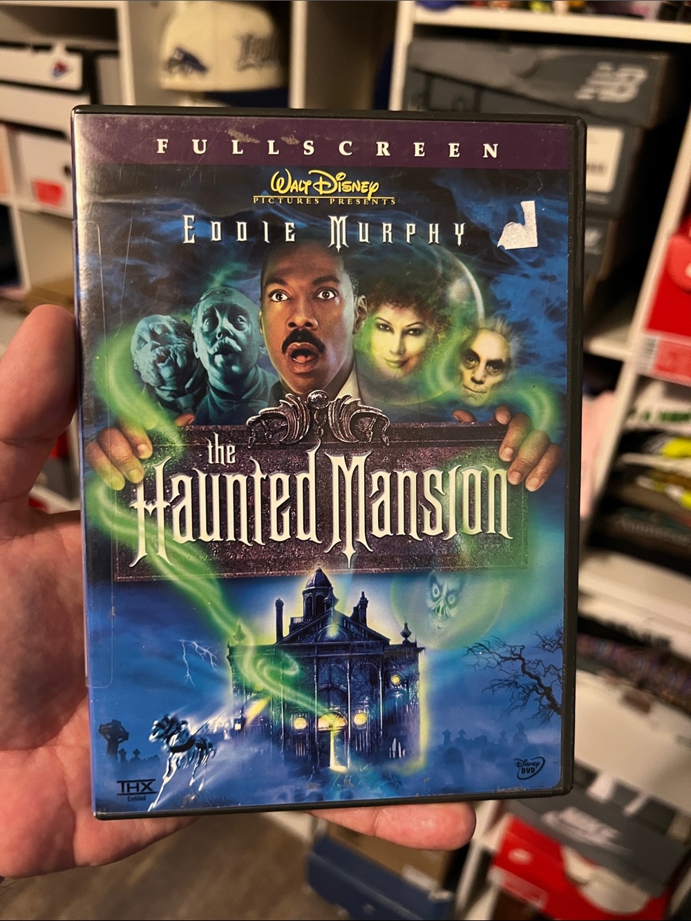 Walt Disney "The Haunted Mansion" DVD - Eddie Murphy - Green & Blue Artwork